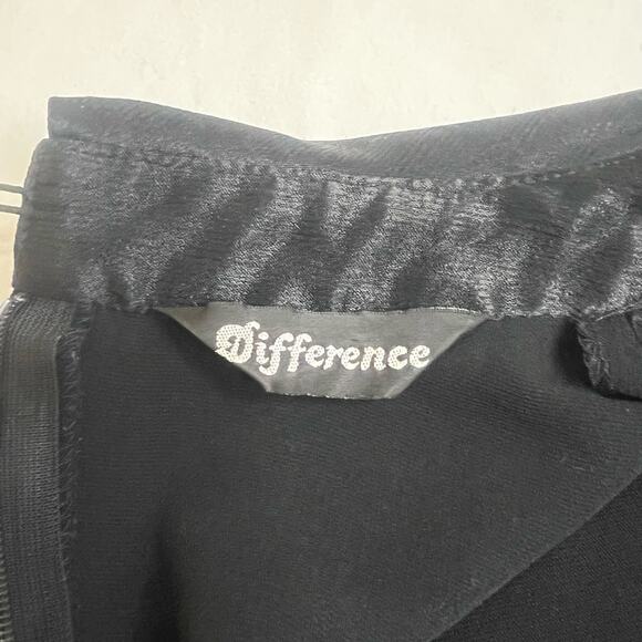 VTG Dress Sz S Collar Academia Wednesday Adams Gothic Dark Academia Difference - Picture 10 of 12